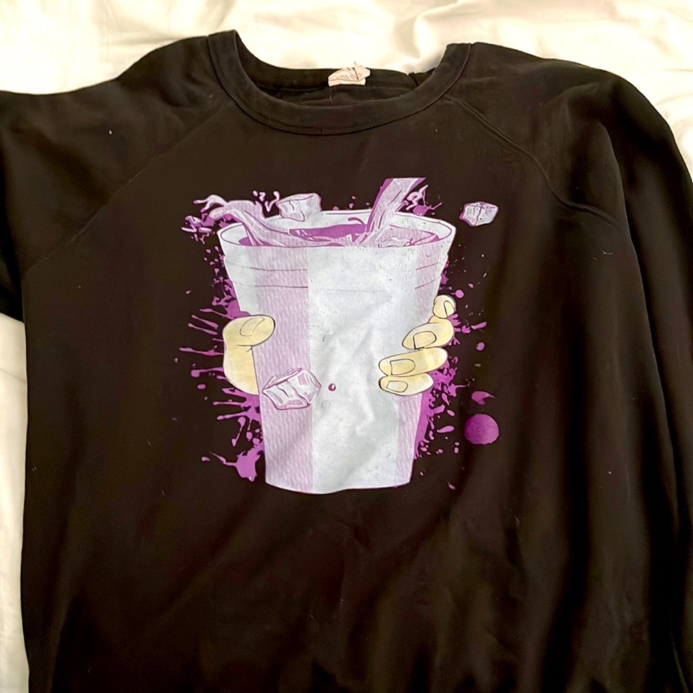 purple drink sweater